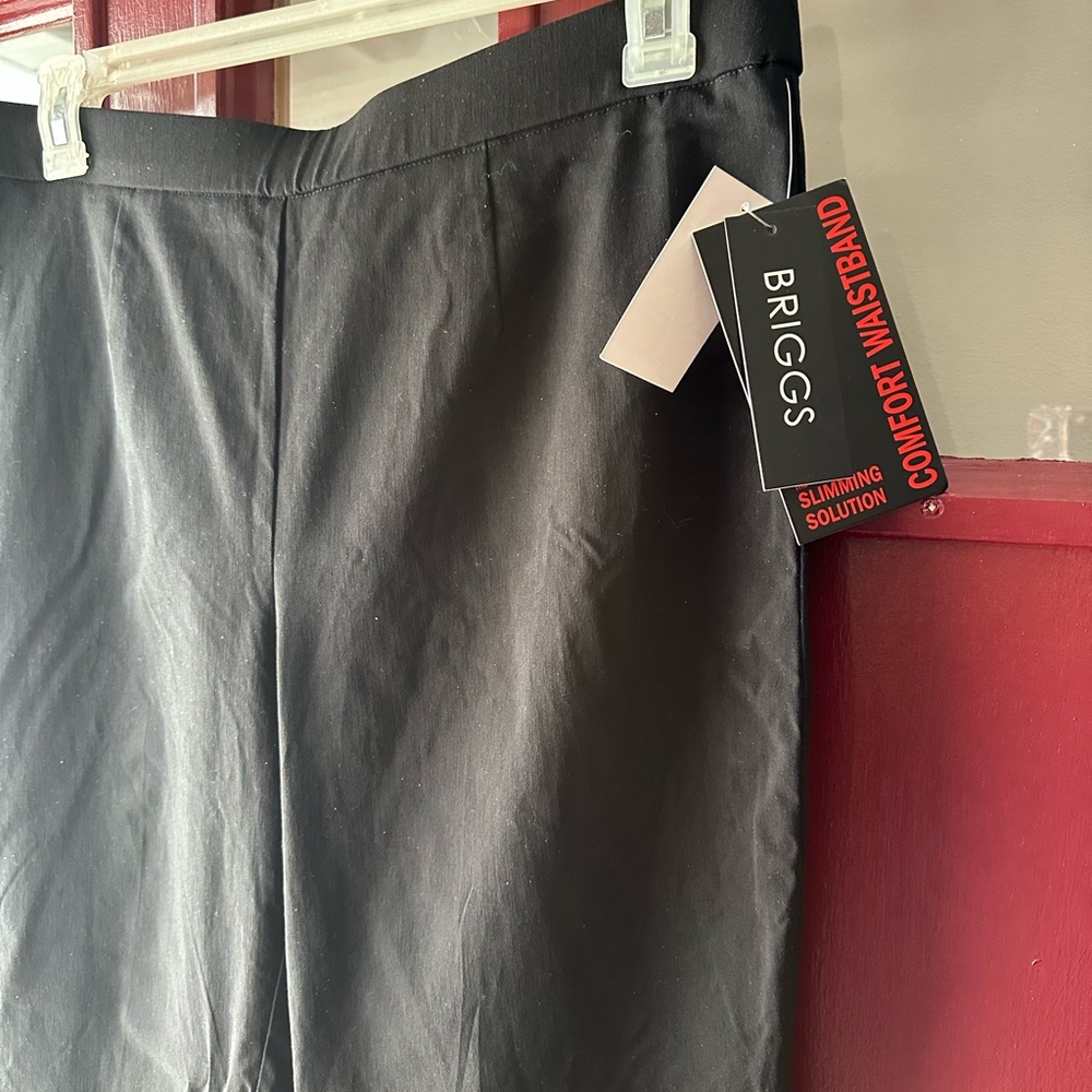 Briggs New York Women’s  Elegant Black Dress Pants - Picture 3 of 5